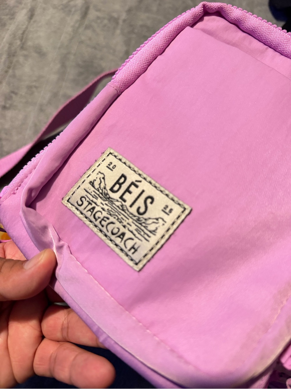 BEIS 2025 Stagecoach Edition Sport Sling Bag Pink Nylon Crossbody - Picture 9 of 16